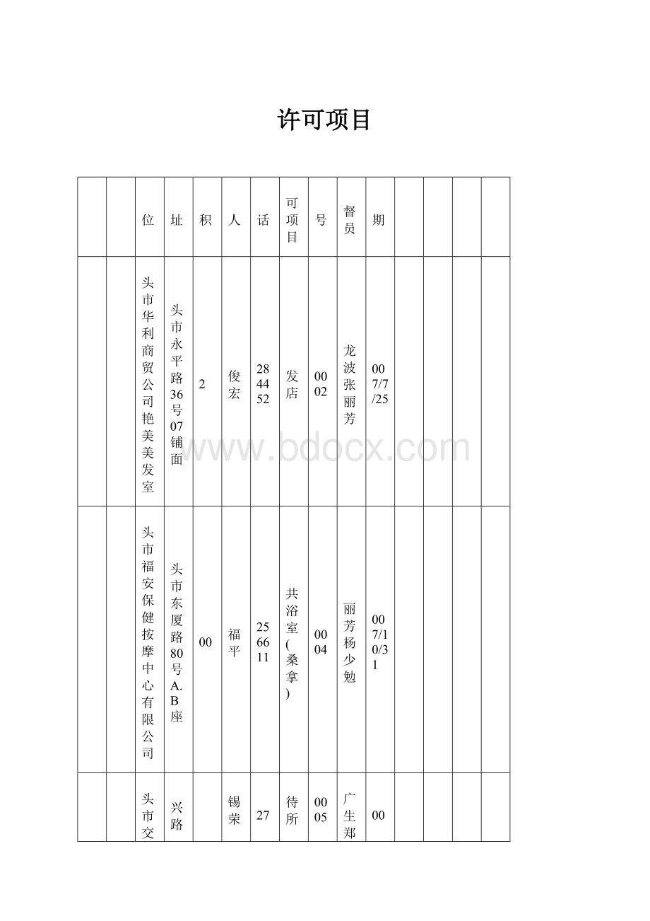 许可项目.docx_第1页