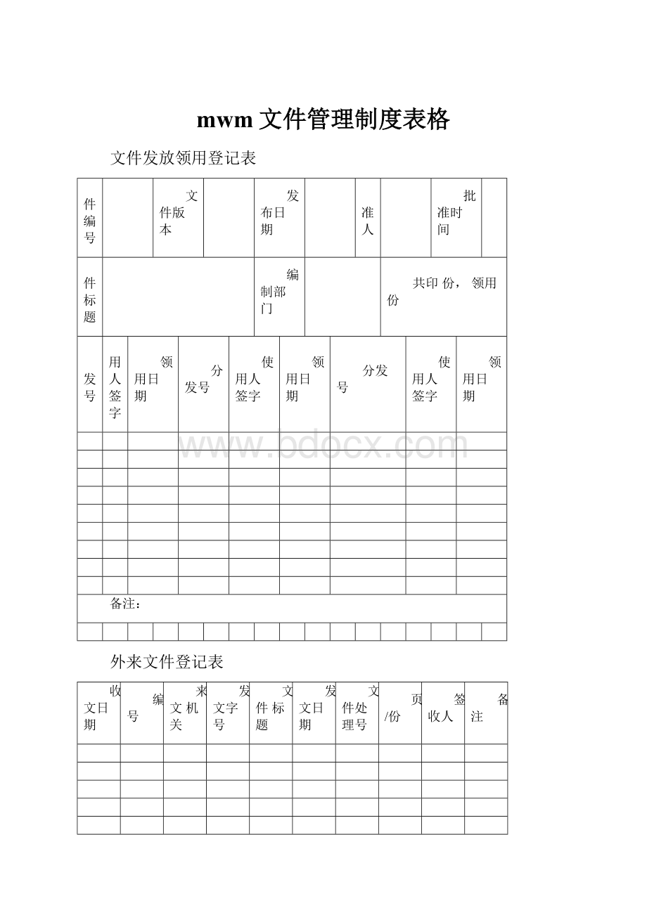 mwm文件管理制度表格.docx