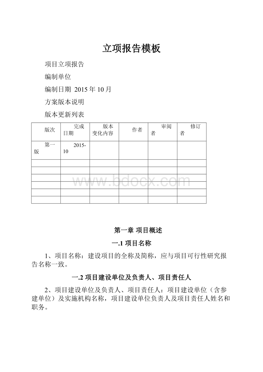 立项报告模板.docx