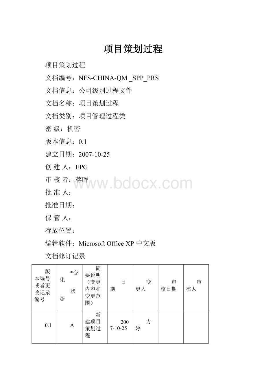 项目策划过程.docx_第1页