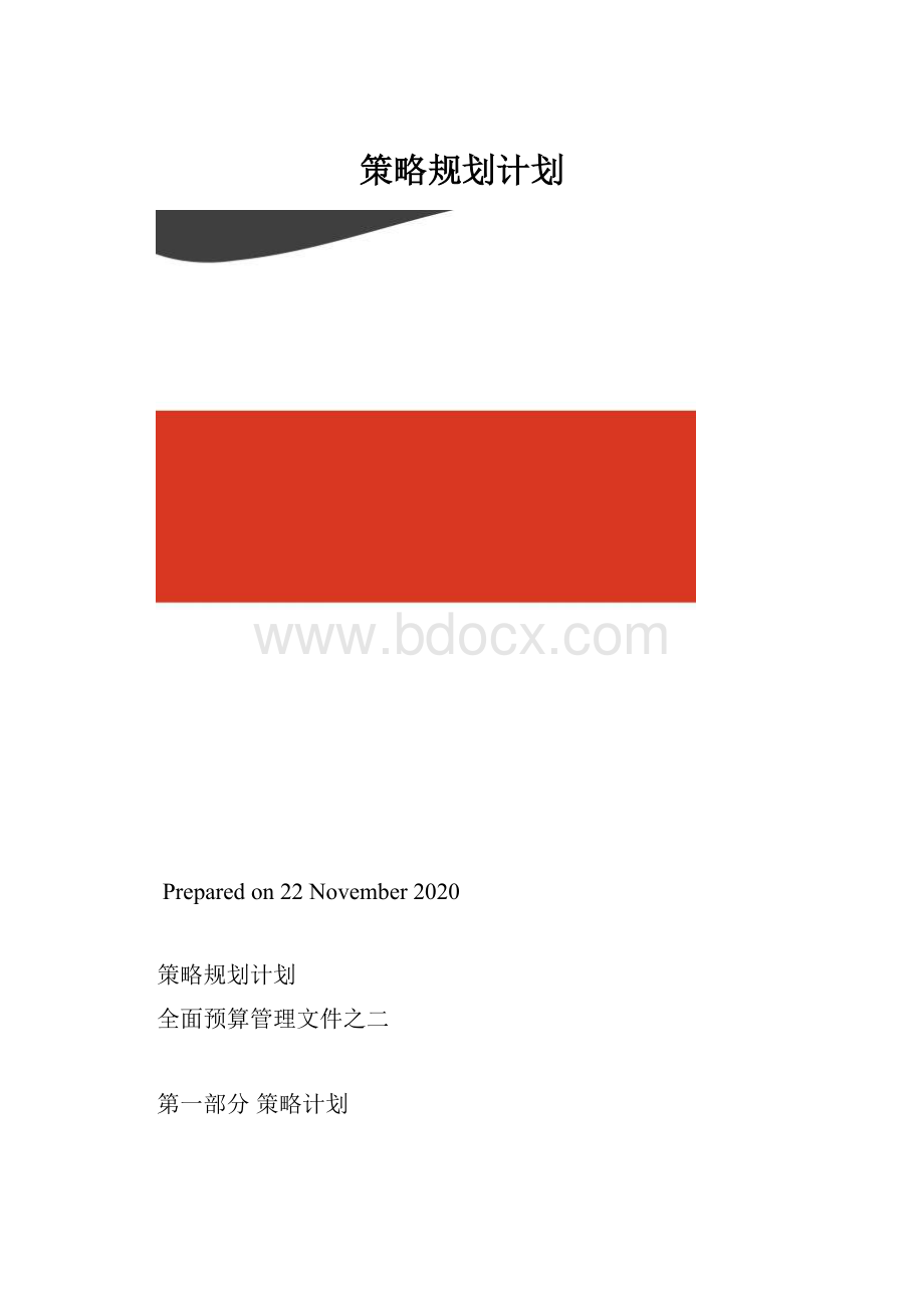 策略规划计划.docx