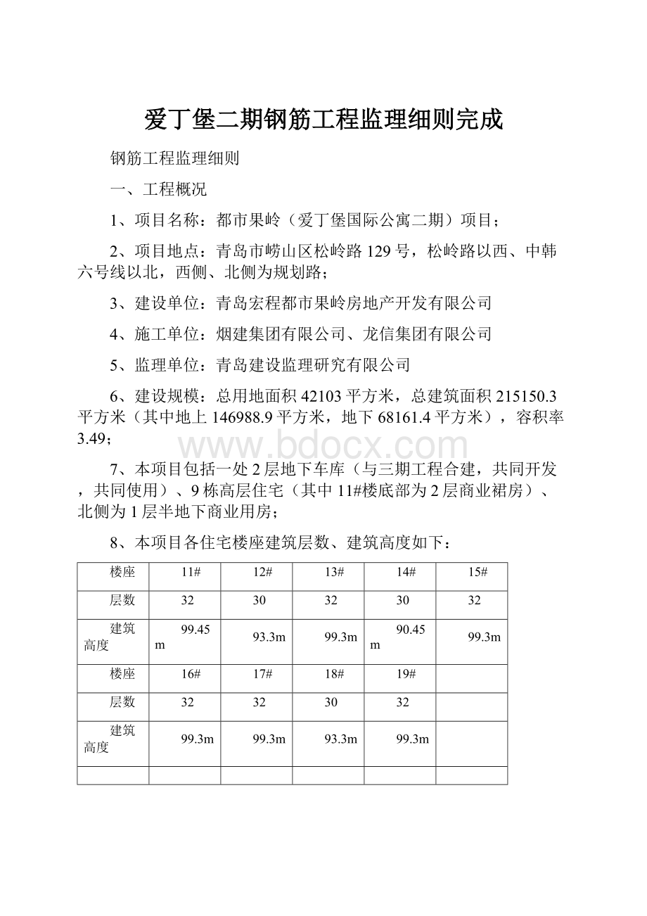 爱丁堡二期钢筋工程监理细则完成.docx