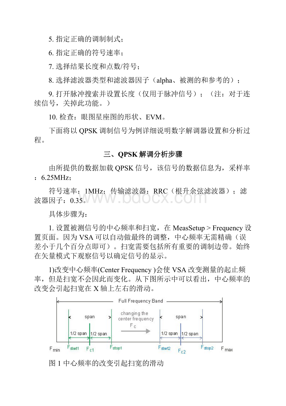 VSA操作及测量指标文档For QPSK130618.docx_第3页