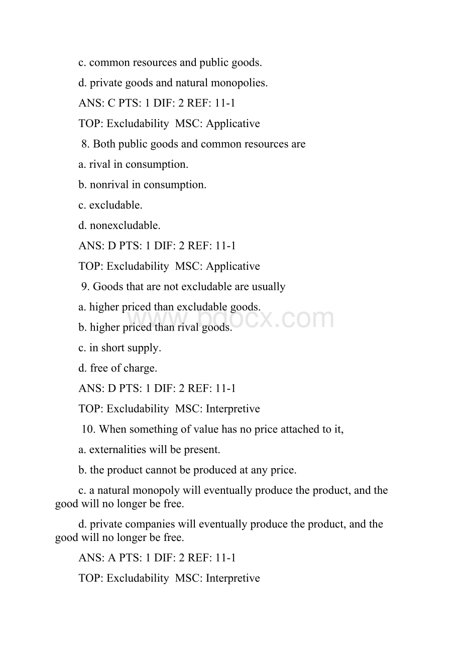 经济学原理对应练习11.docx_第3页