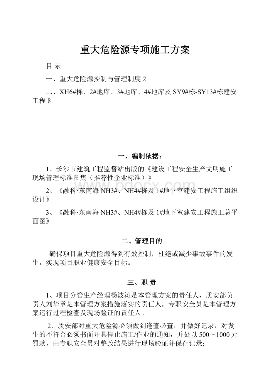 重大危险源专项施工方案.docx