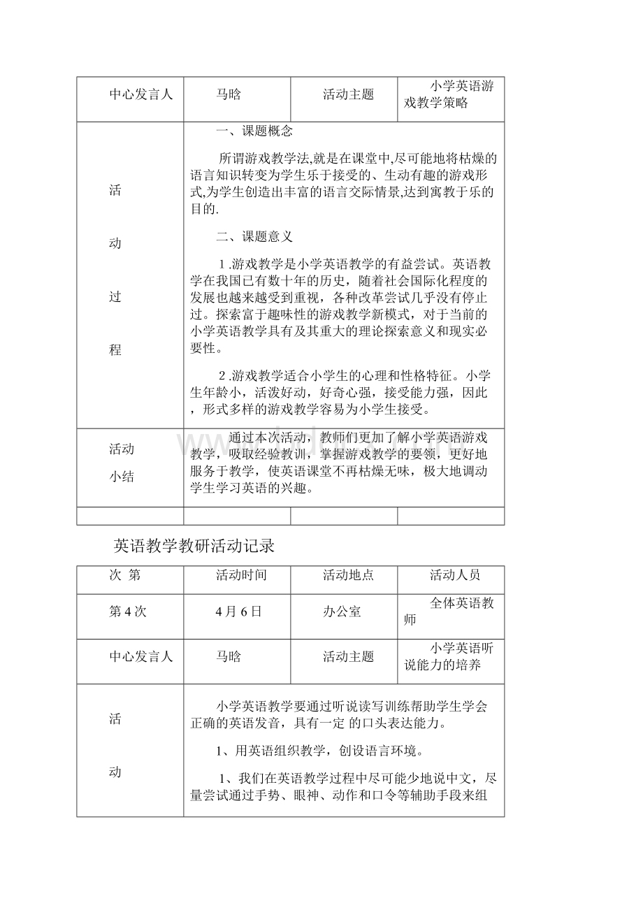 英语教研活动记录1.docx_第3页