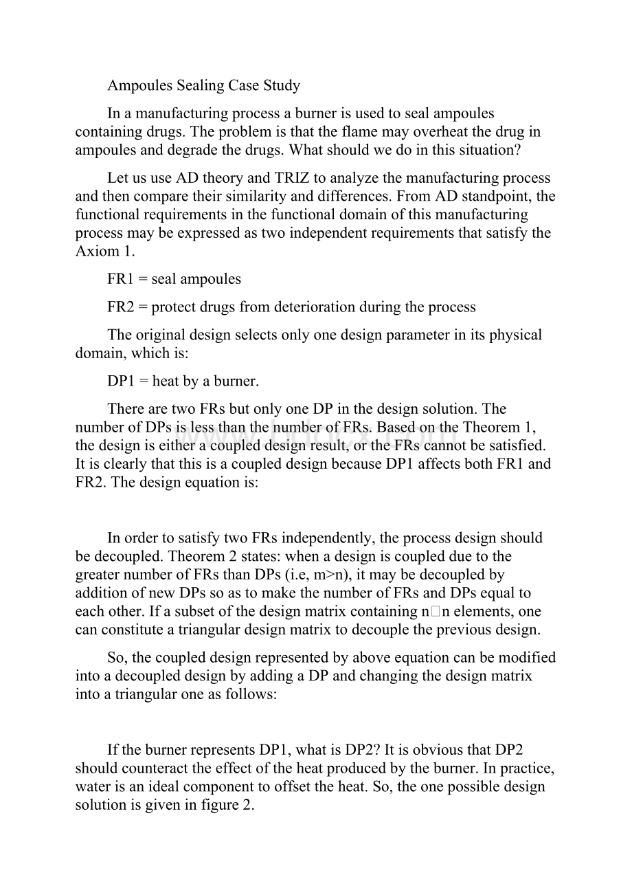 Compatiability Analysis and Case Studies of Axiomatic Design and TRIZ.docx_第3页