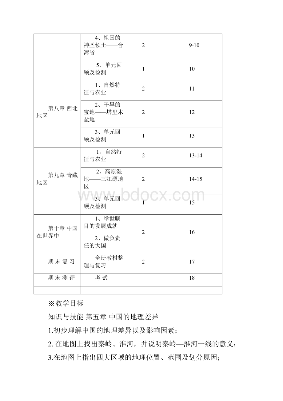 人教版八年级下册地理教案全册.docx_第2页