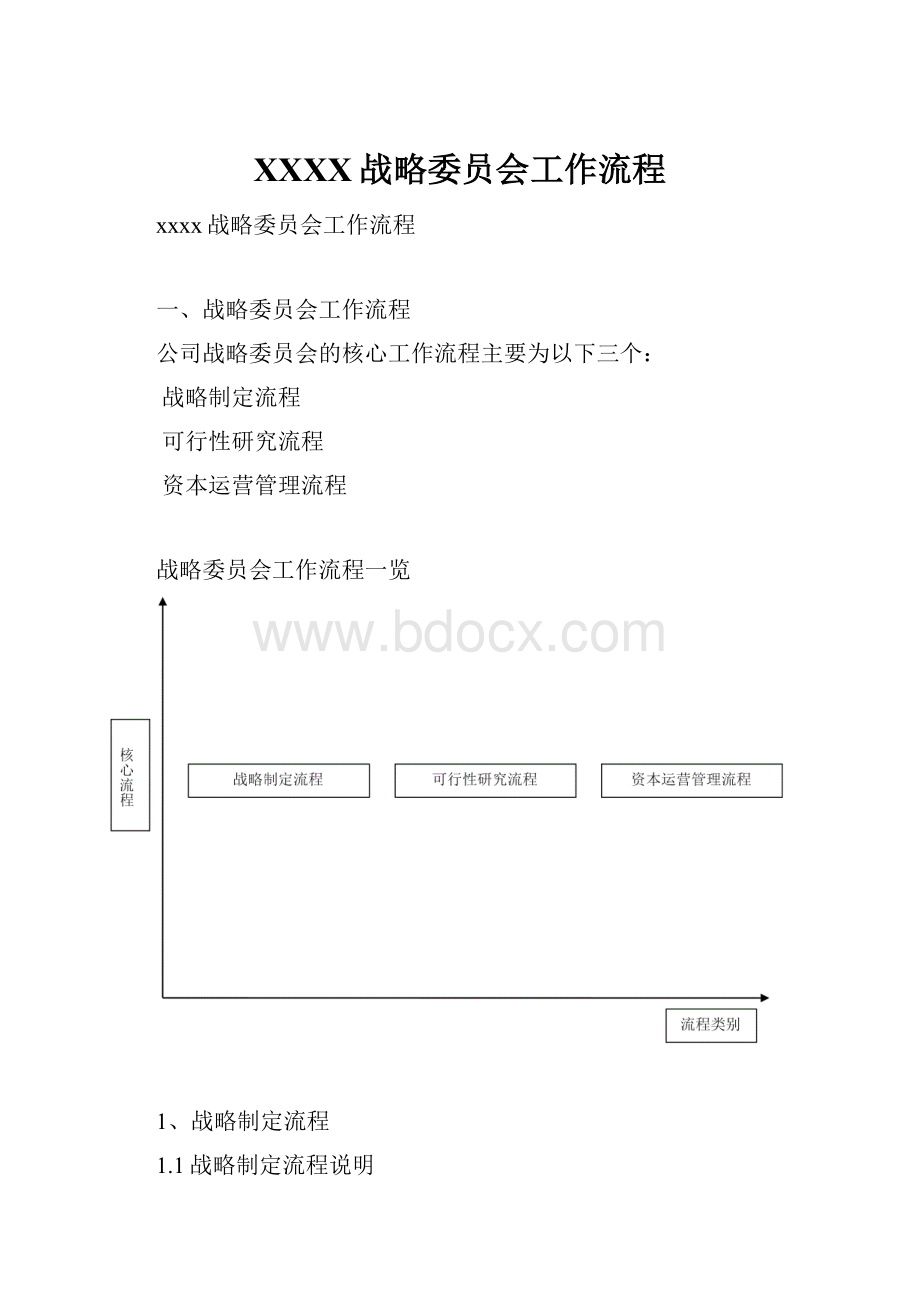 XXXX战略委员会工作流程.docx_第1页