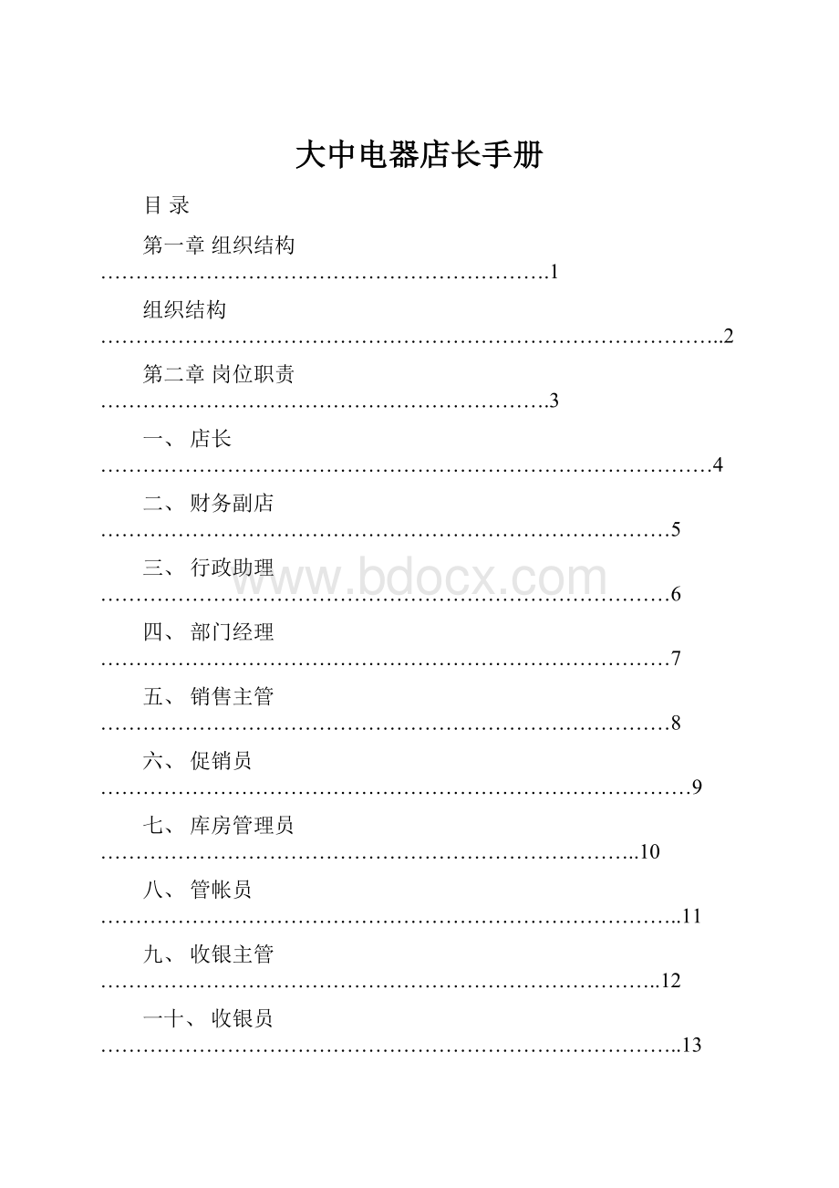 大中电器店长手册.docx