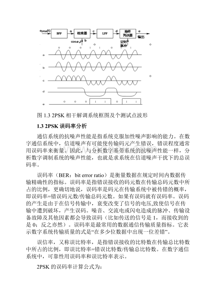 数字通信作业4psk2PSK分析有完整程序.docx_第3页