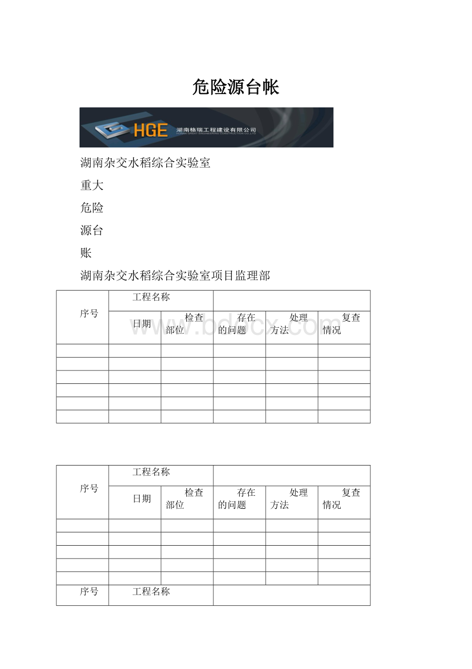 危险源台帐.docx_第1页