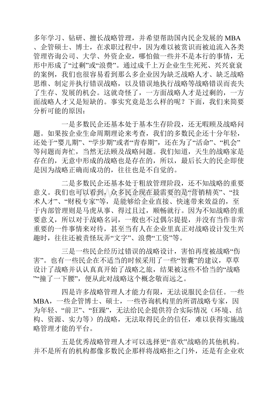 民营企业战略规划大智谋势小智谋利.docx_第3页