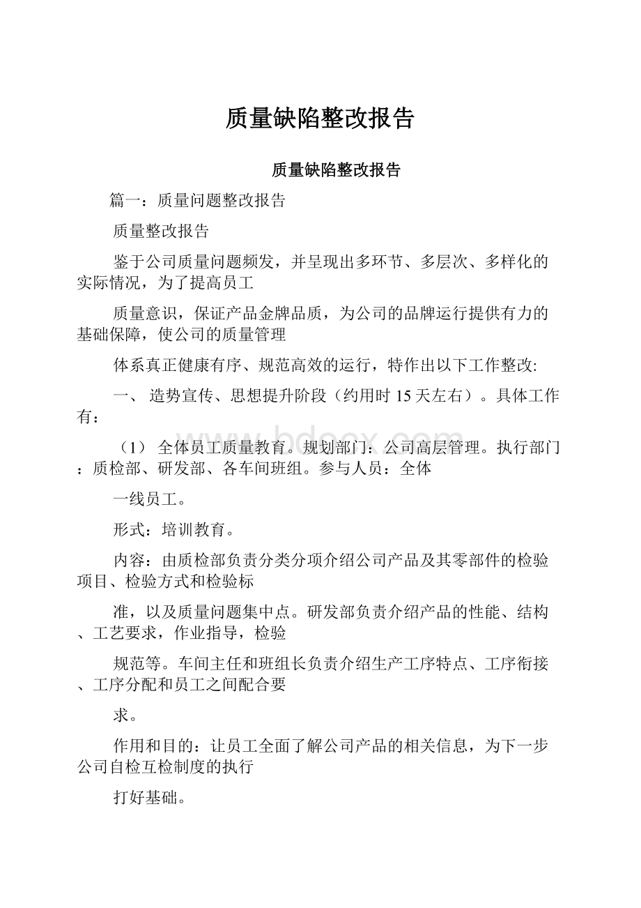 质量缺陷整改报告.docx