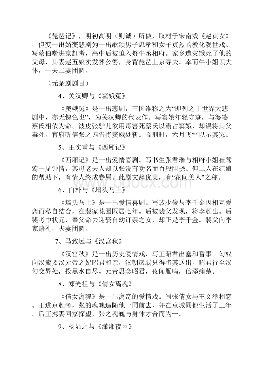 中国传统戏曲经典剧目.docx_第2页