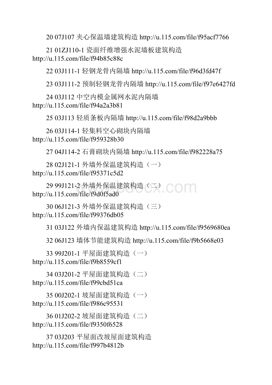 建筑工程常用图集全套.docx_第2页