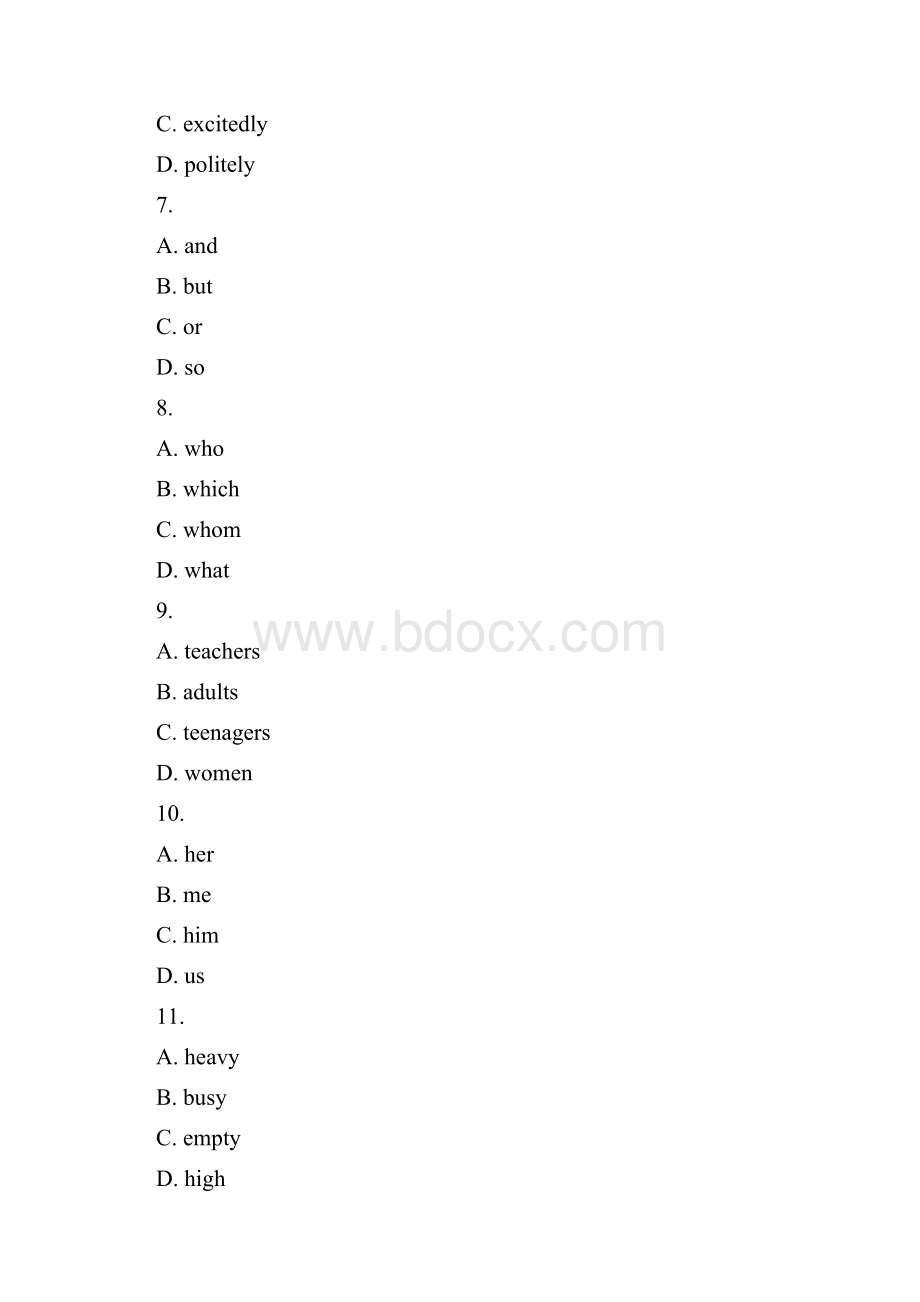 浙江省台州市椒江二中中考模拟试题英语.docx_第3页