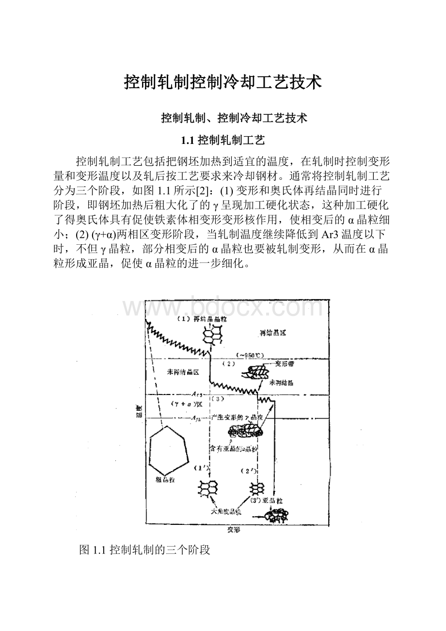 控制轧制控制冷却工艺技术.docx_第1页