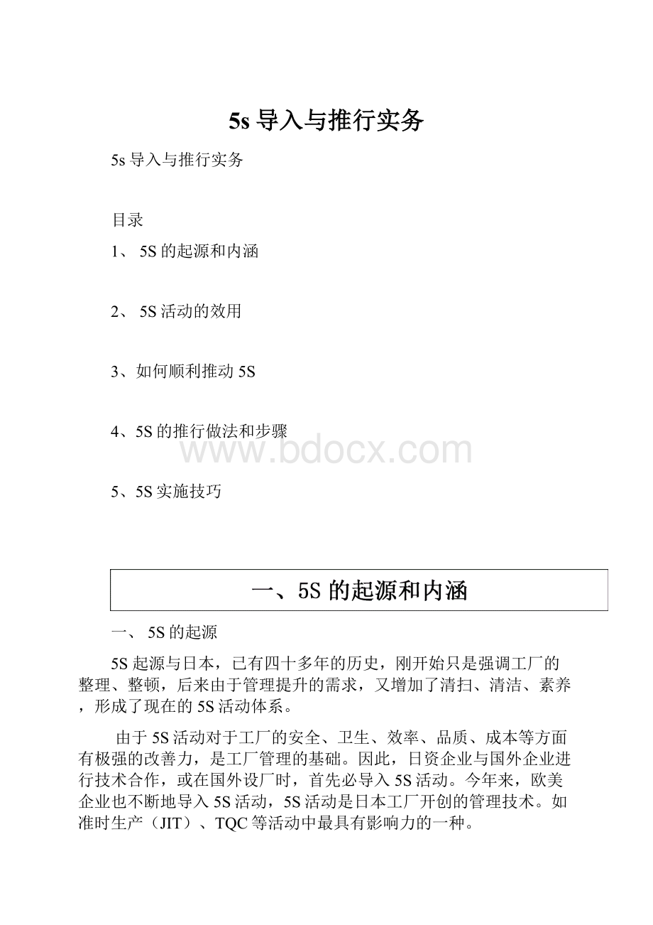 5s导入与推行实务.docx