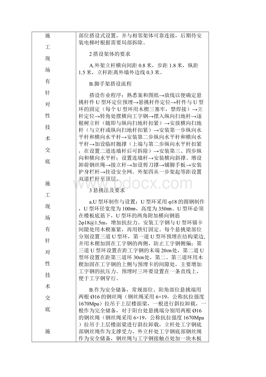 悬挑外脚手架搭设技术交底大全.docx_第3页