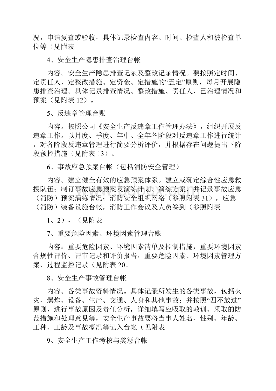 《安全台账及档案记录要求》.docx_第2页