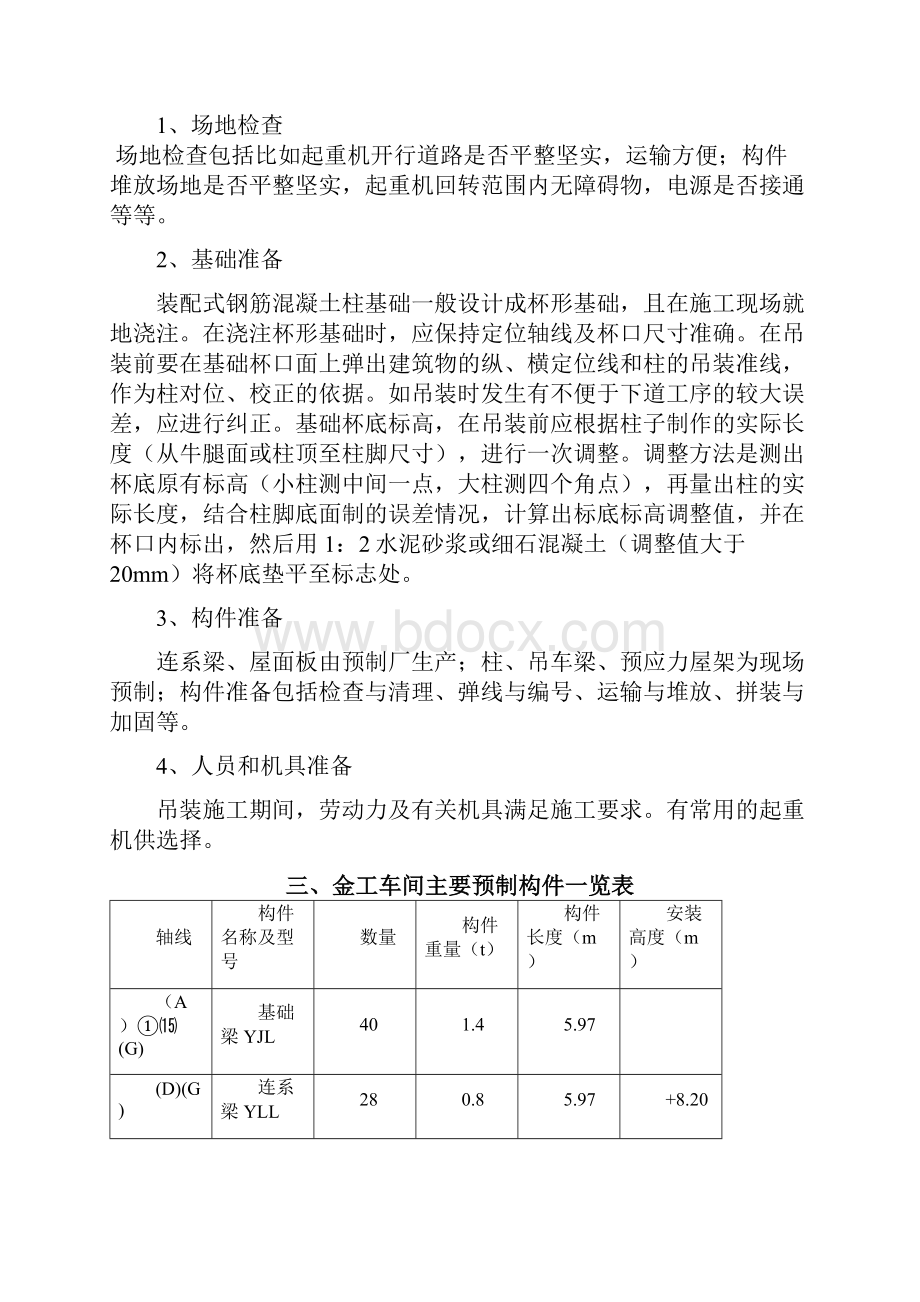 单层工业厂房施工方案设计.docx_第2页