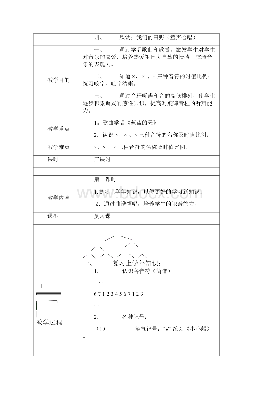 三年级音乐上册教案新部编本.docx_第2页