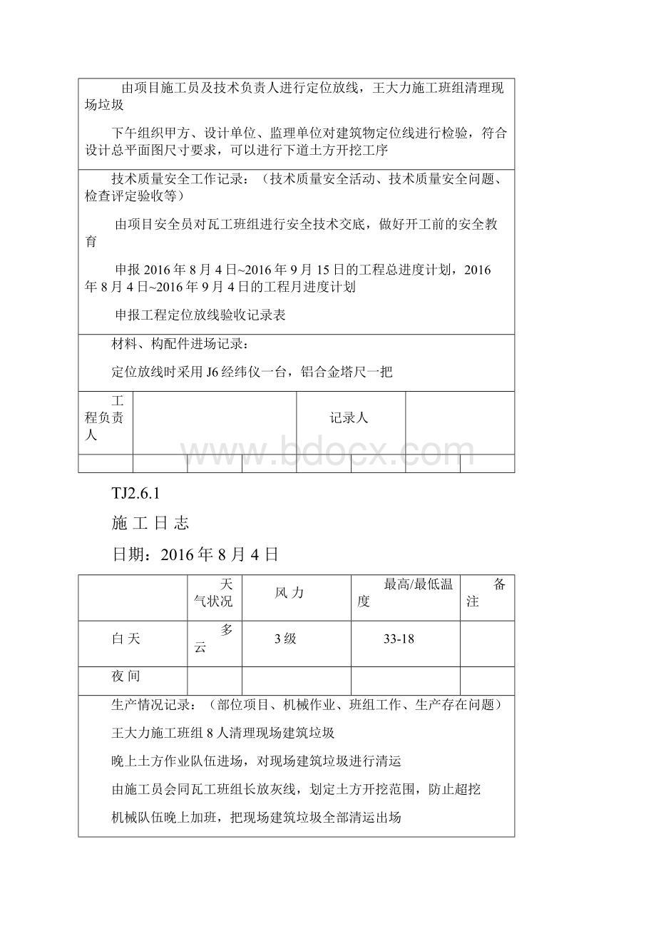 办公小楼施工日志.docx_第2页