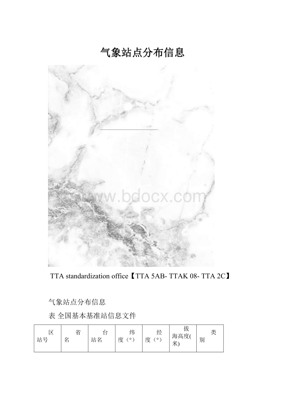 气象站点分布信息.docx_第1页