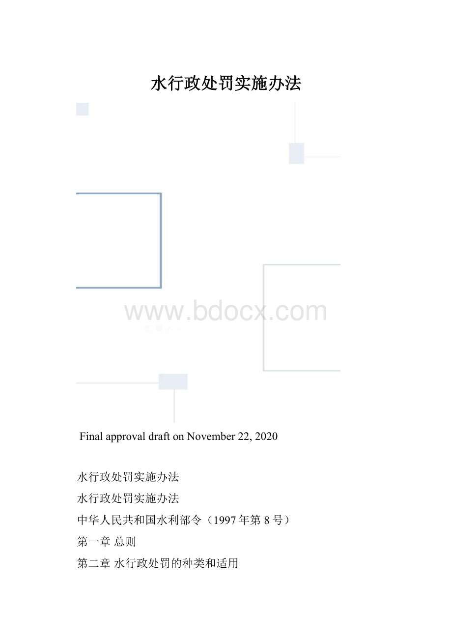 水行政处罚实施办法.docx