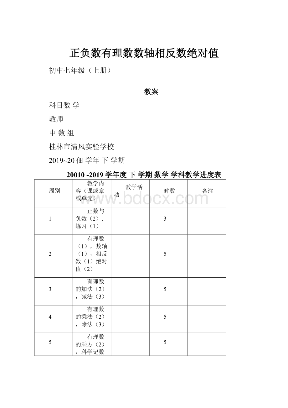 正负数有理数数轴相反数绝对值.docx