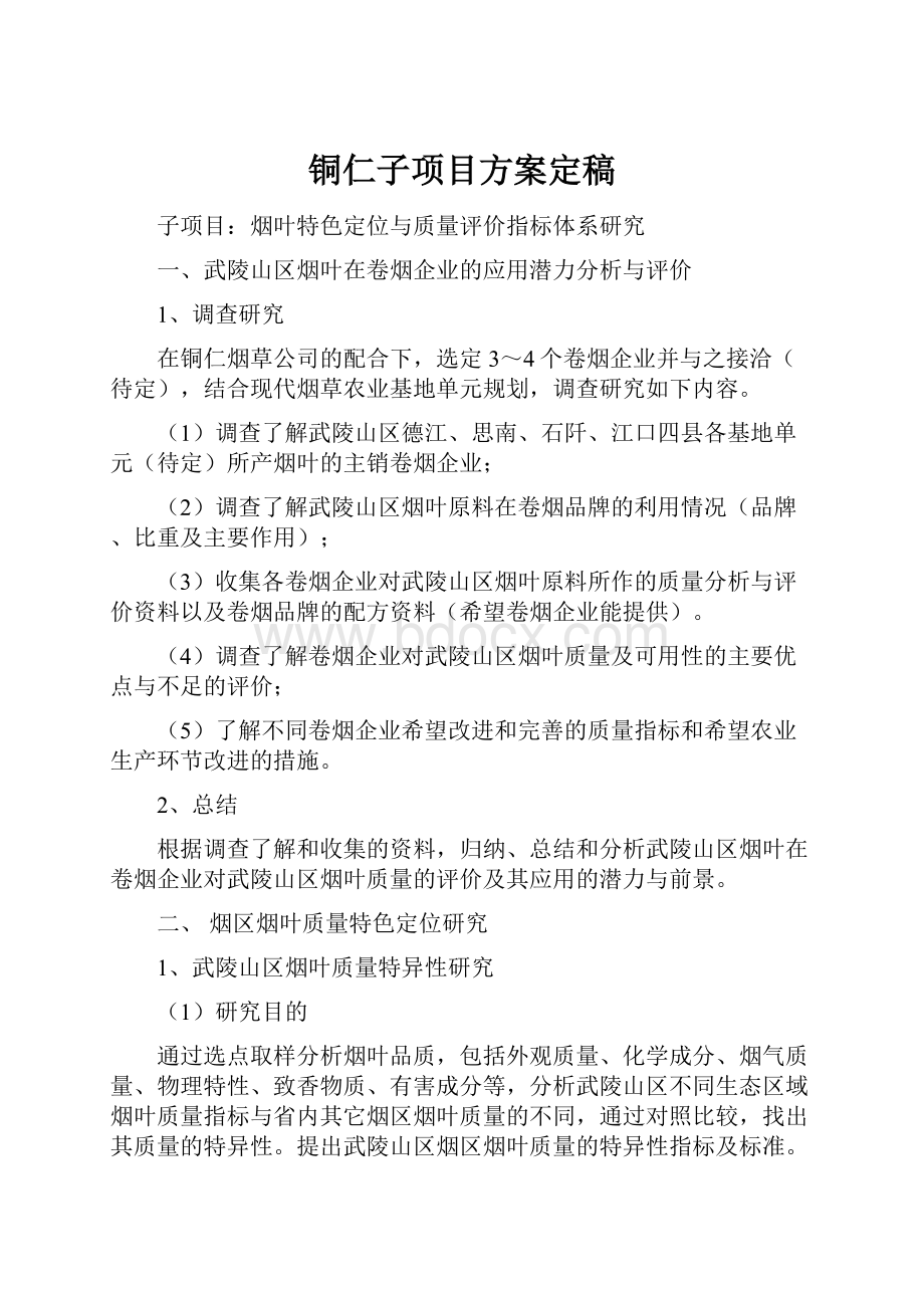 铜仁子项目方案定稿.docx