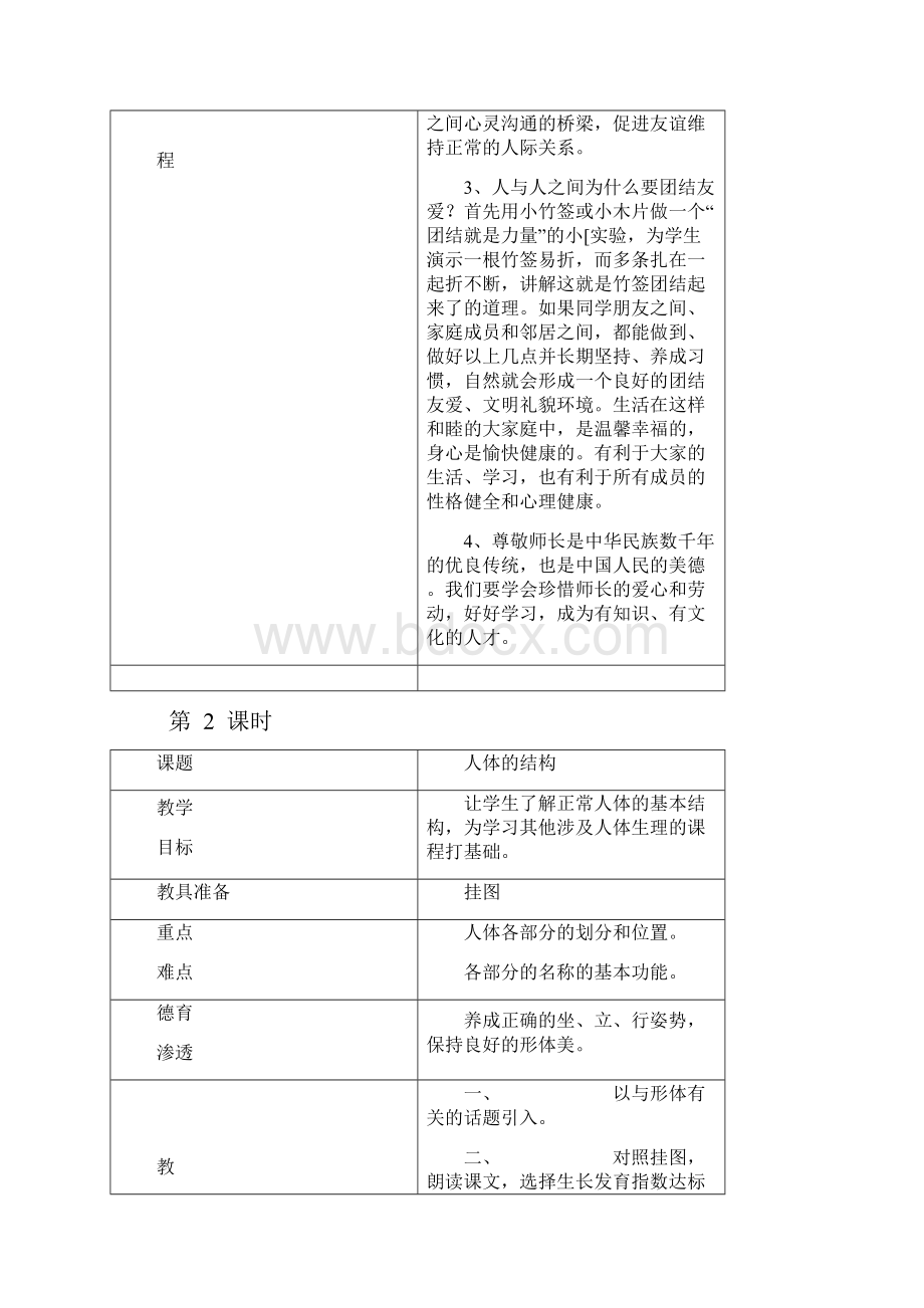 小学三年级健康教育教案图文.docx_第2页