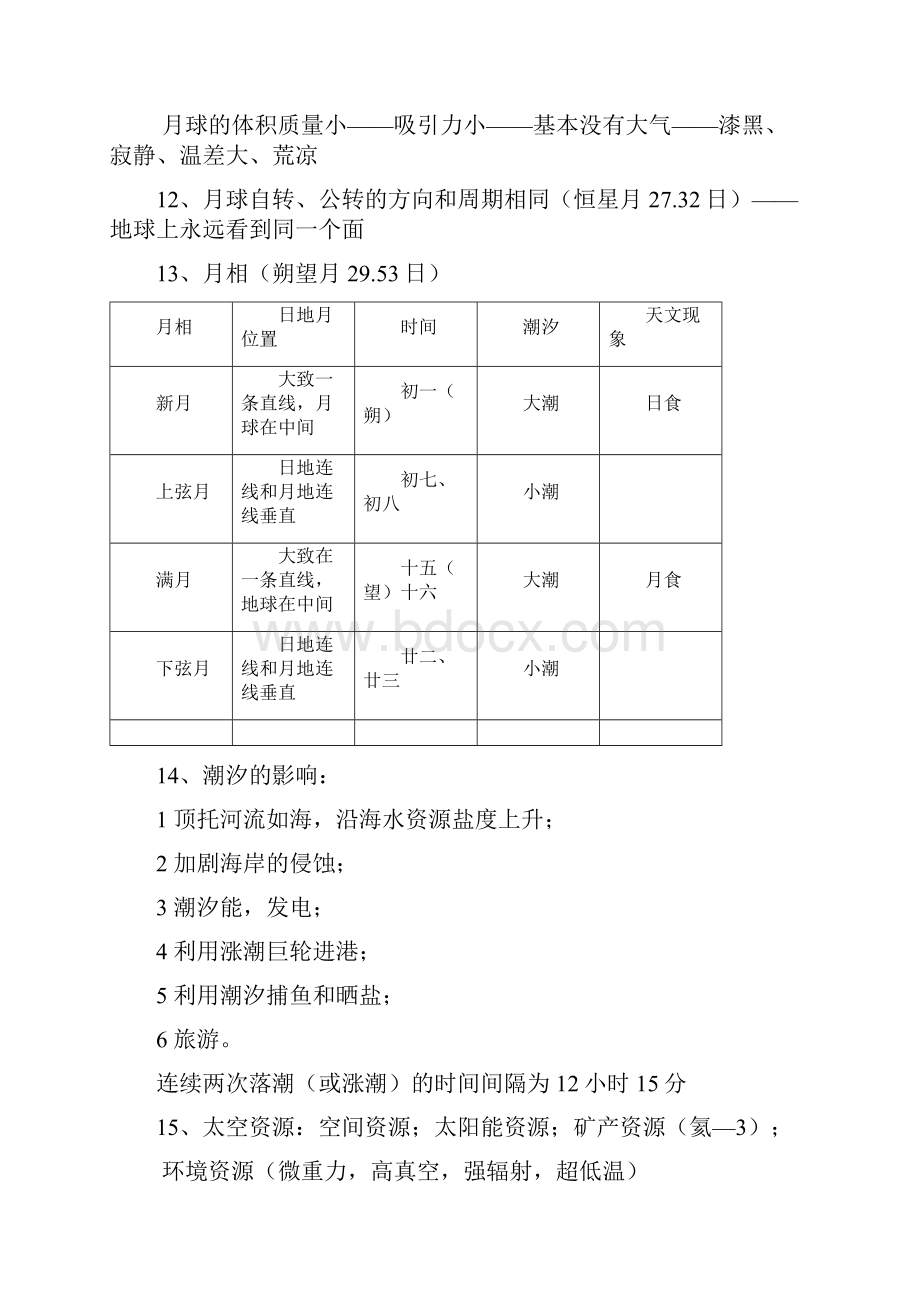 上海会考高一地理上册知识点整理.docx_第3页