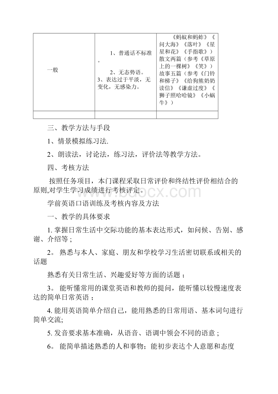 学前专业技能标准及考核办法.docx_第3页