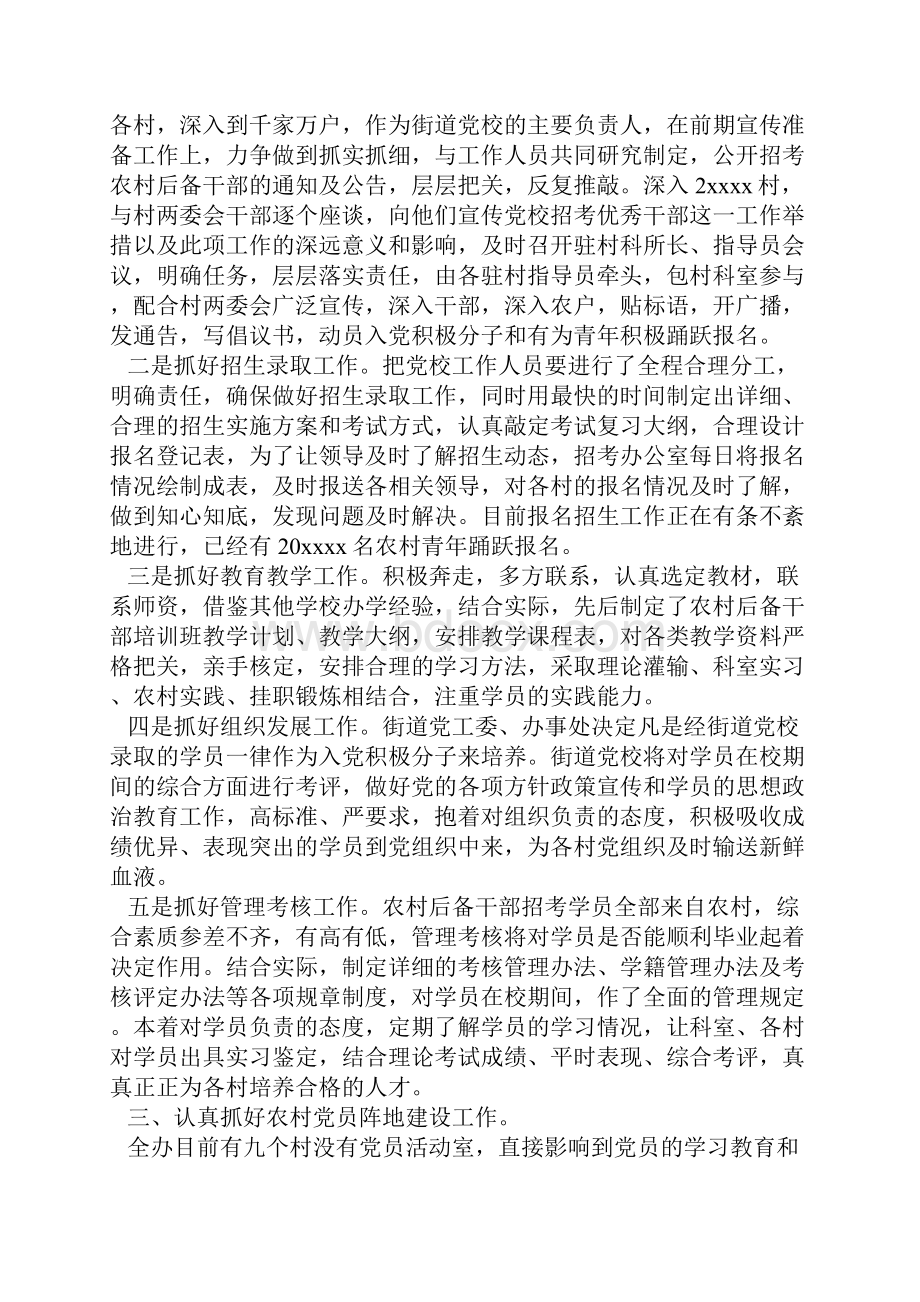 分管基层组织建设组织员个人总结与分管计生文教工作副镇长工作总结汇编doc.docx_第3页