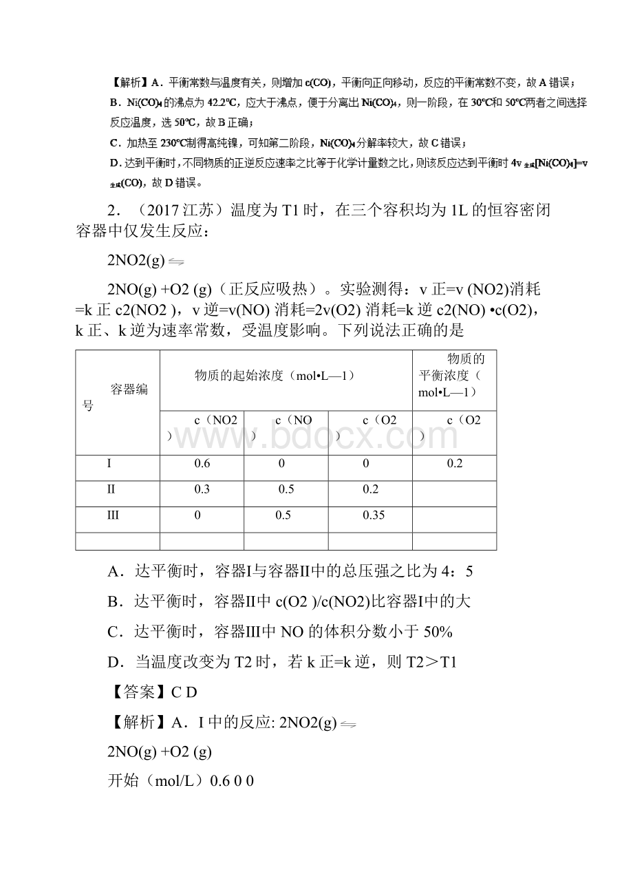 高考化学易错点16化学反应速率和化学平衡知识点讲解.docx_第2页