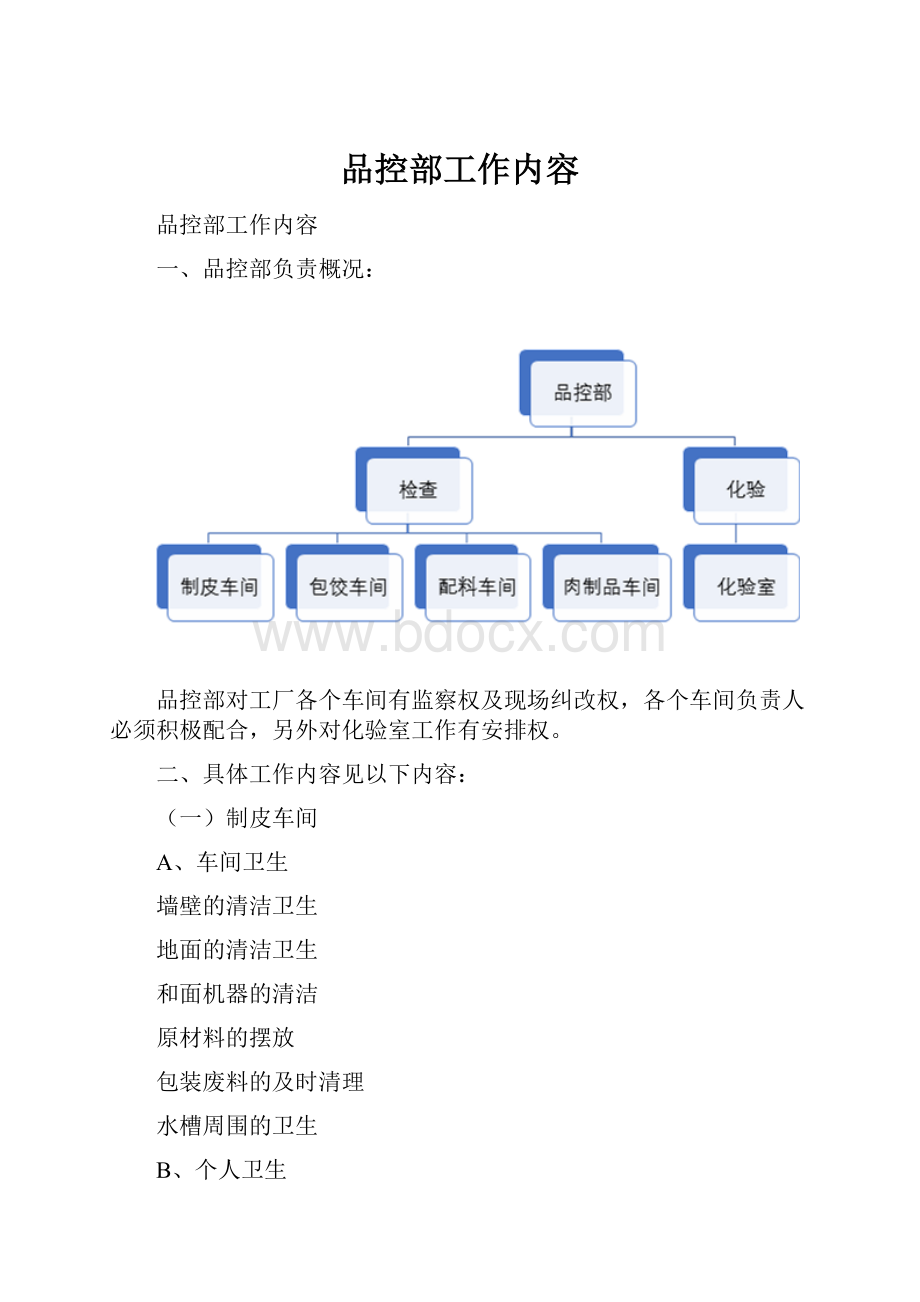 品控部工作内容.docx