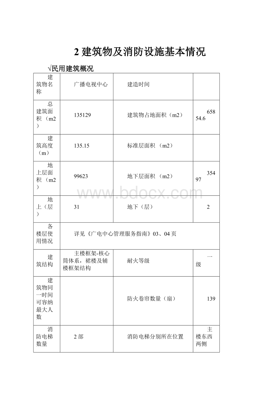 2建筑物及消防设施基本情况.docx