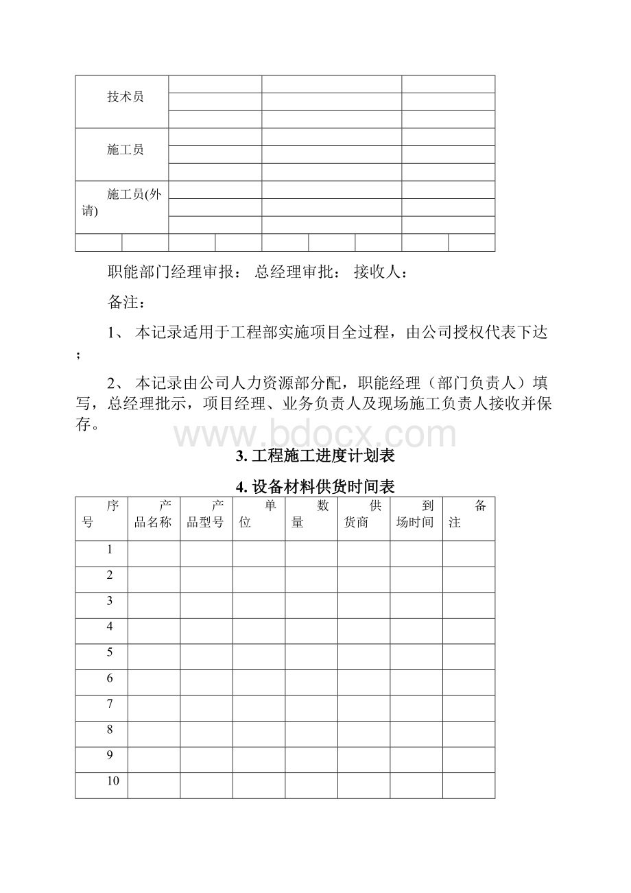 大型项目工程施工规范表格汇集.docx_第3页