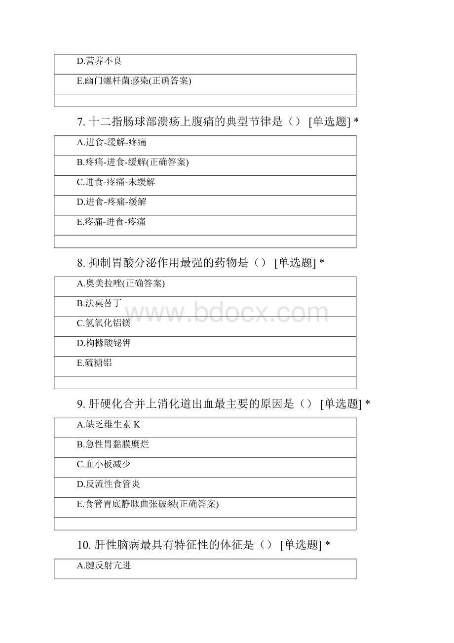 高职2+3《内科护理学》扫码练习.docx_第3页