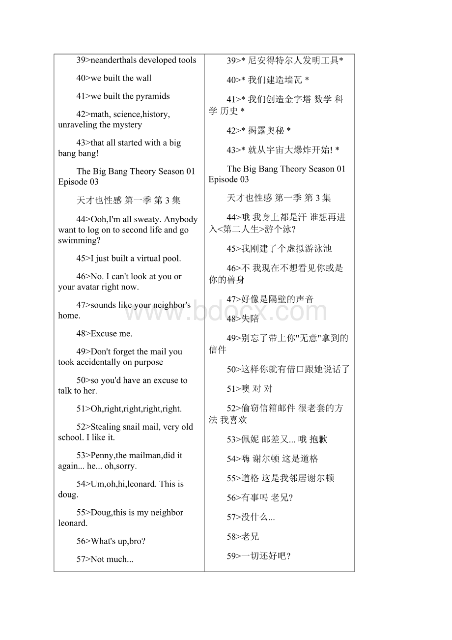 生活大爆炸中英word字幕S01E03.docx_第3页