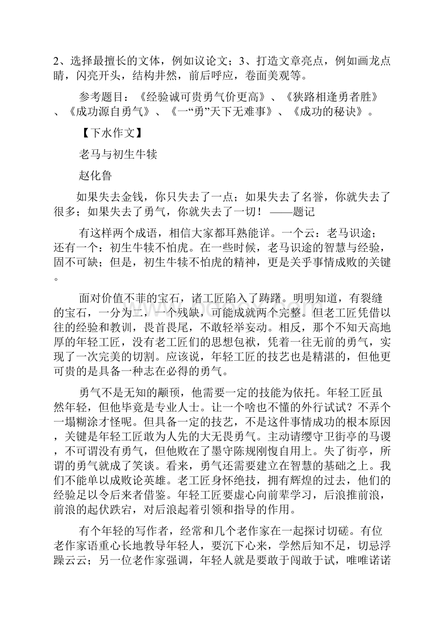 话题作文之以初生牛犊为话题相关作文.docx_第2页