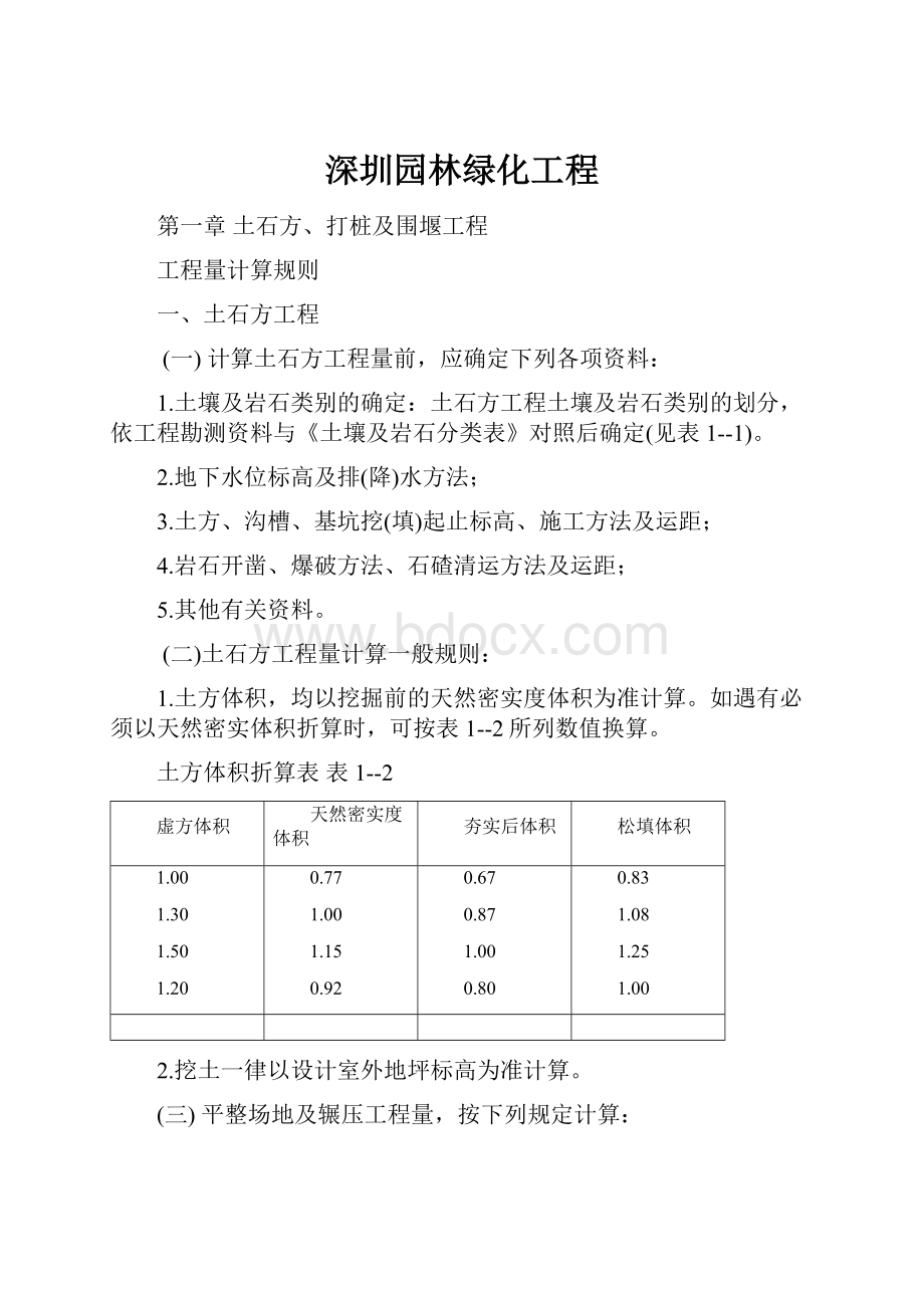 深圳园林绿化工程.docx