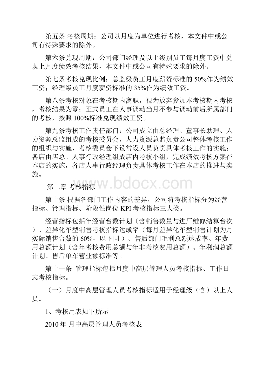 汽车4S店绩效管理全细则.docx_第2页