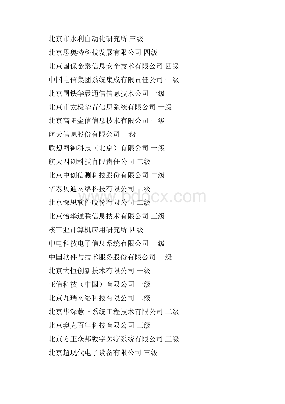 北京系统集成商名录.docx_第2页