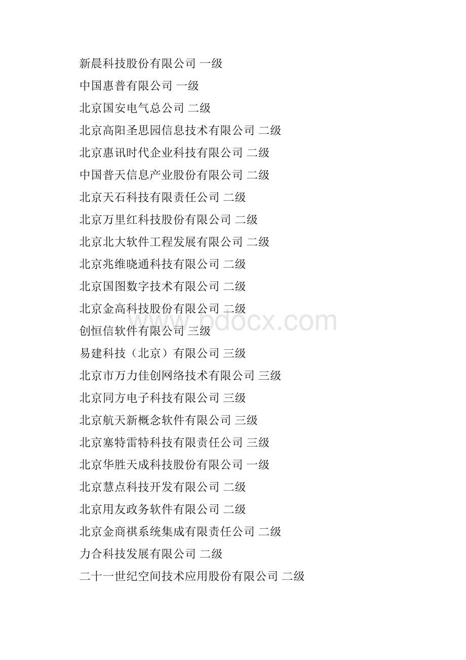 北京系统集成商名录.docx_第3页