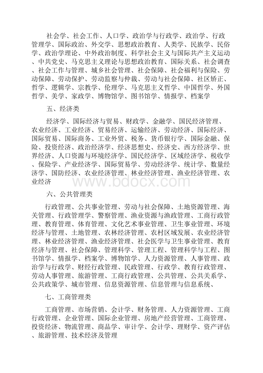 公务员招录专业分类.docx_第2页