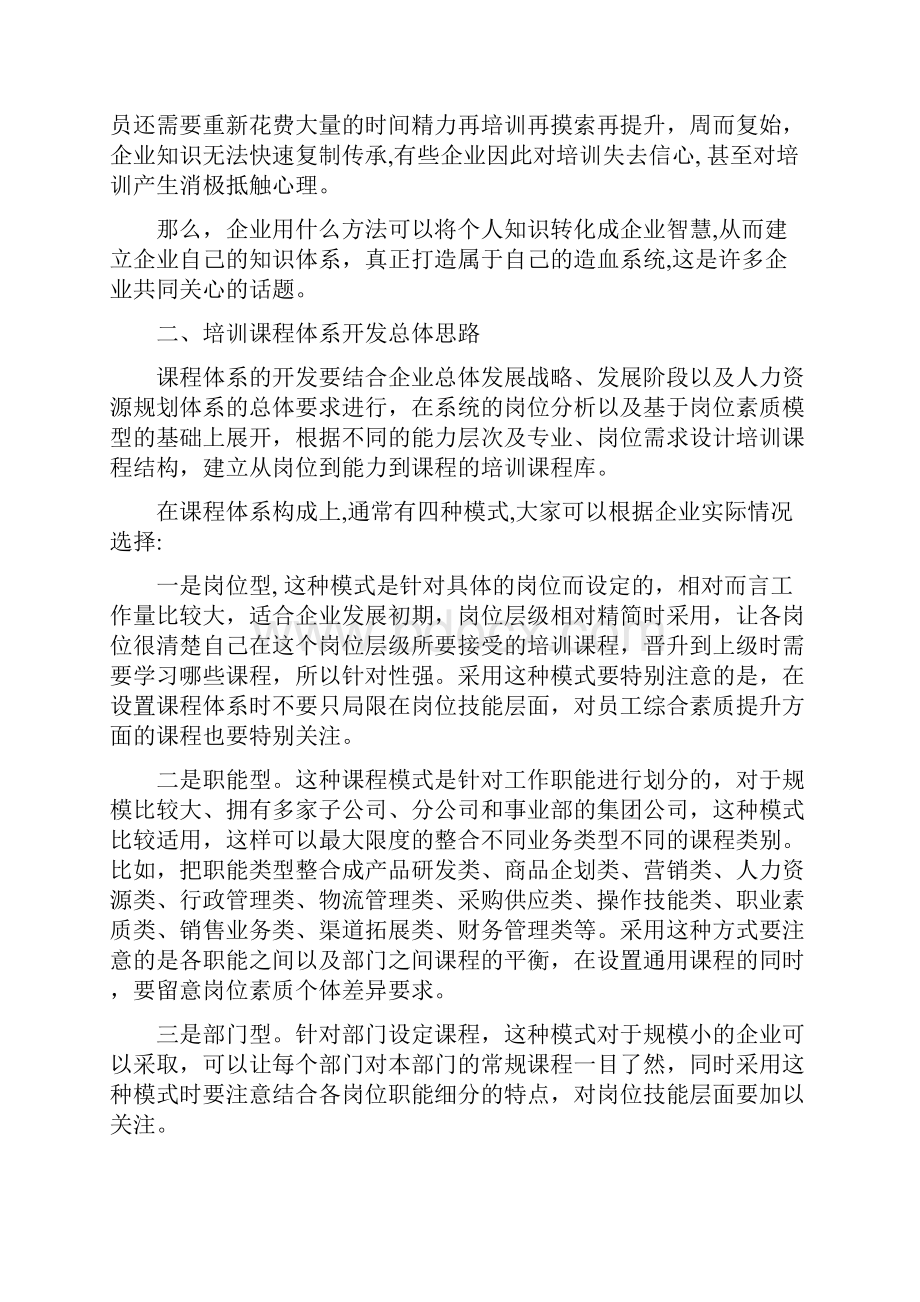 如何打造企业自己的培训课程体系.docx_第2页