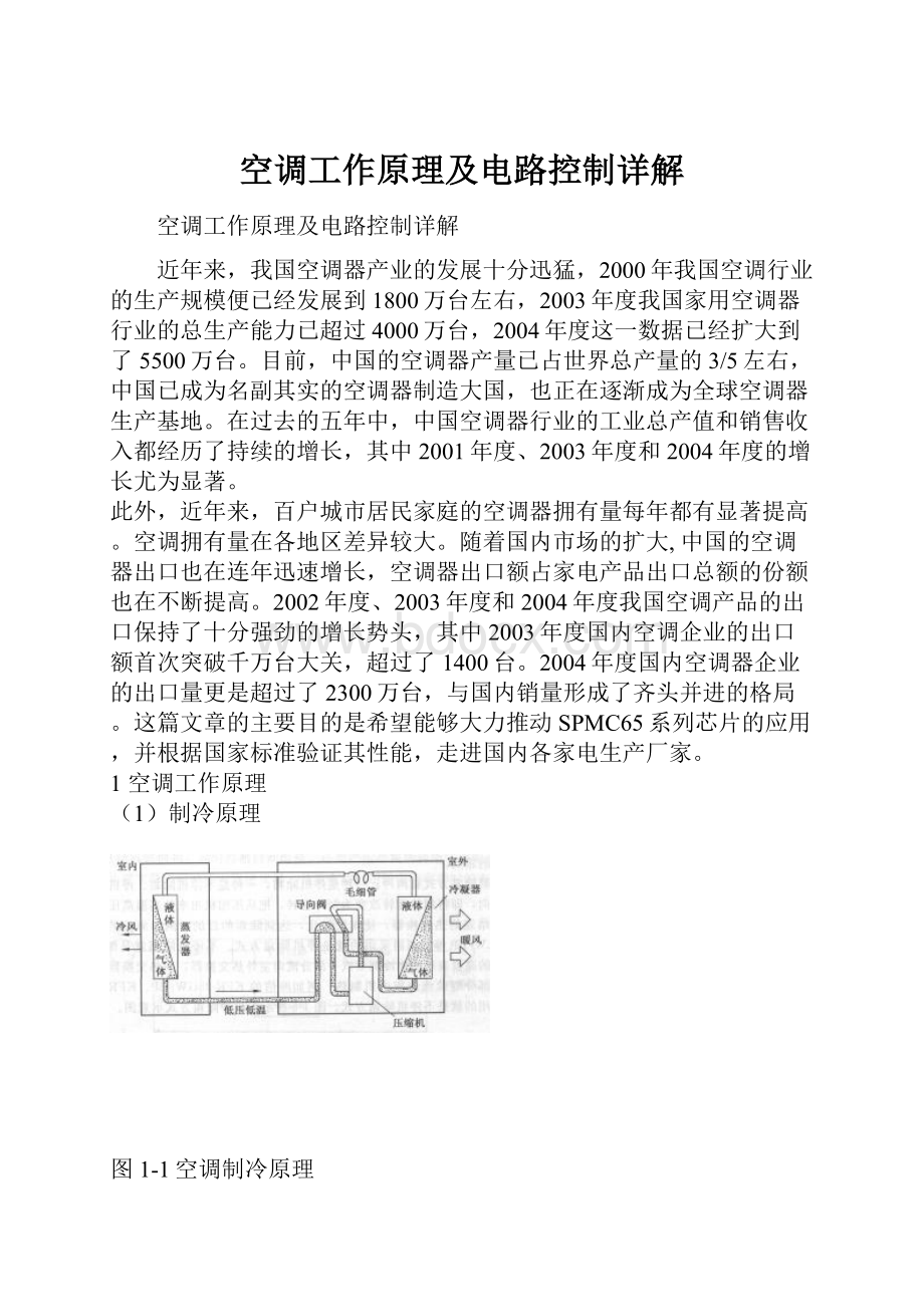 空调工作原理及电路控制详解.docx_第1页